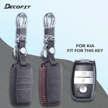 Топ кожаный брелок для KIA Ceed K3 K4 K5 Optima Sorento KX3 KS3 RIO Cerato Frote Soul Sportage R QL KX5 чехол для ключей