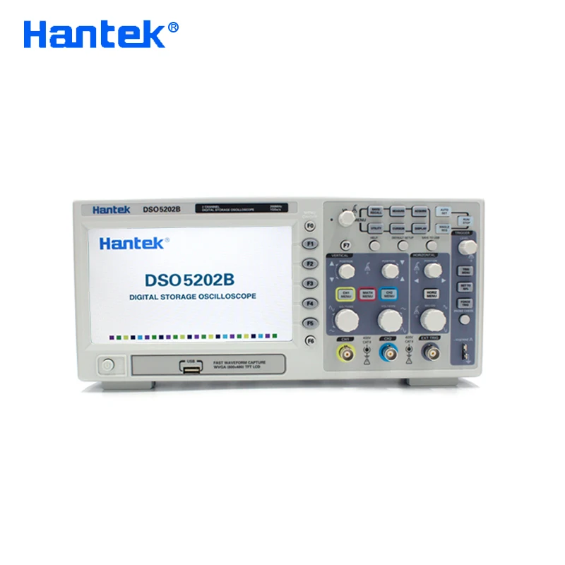 

Hantek DSO5202B Osciloscopio Digital 2 Channels 200Mhz Handheld Portable LCD USB Oscilloscopes 1GSa/s Real Time Sample Rate