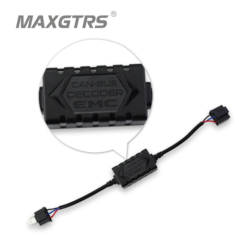 

2x H1 H3 H4 H7 H8 H11 H13 9005 9006 9004 9007 EMC Car LED HID Decoder Canceller Canbus Headlight Fog Light DRL IC No Error