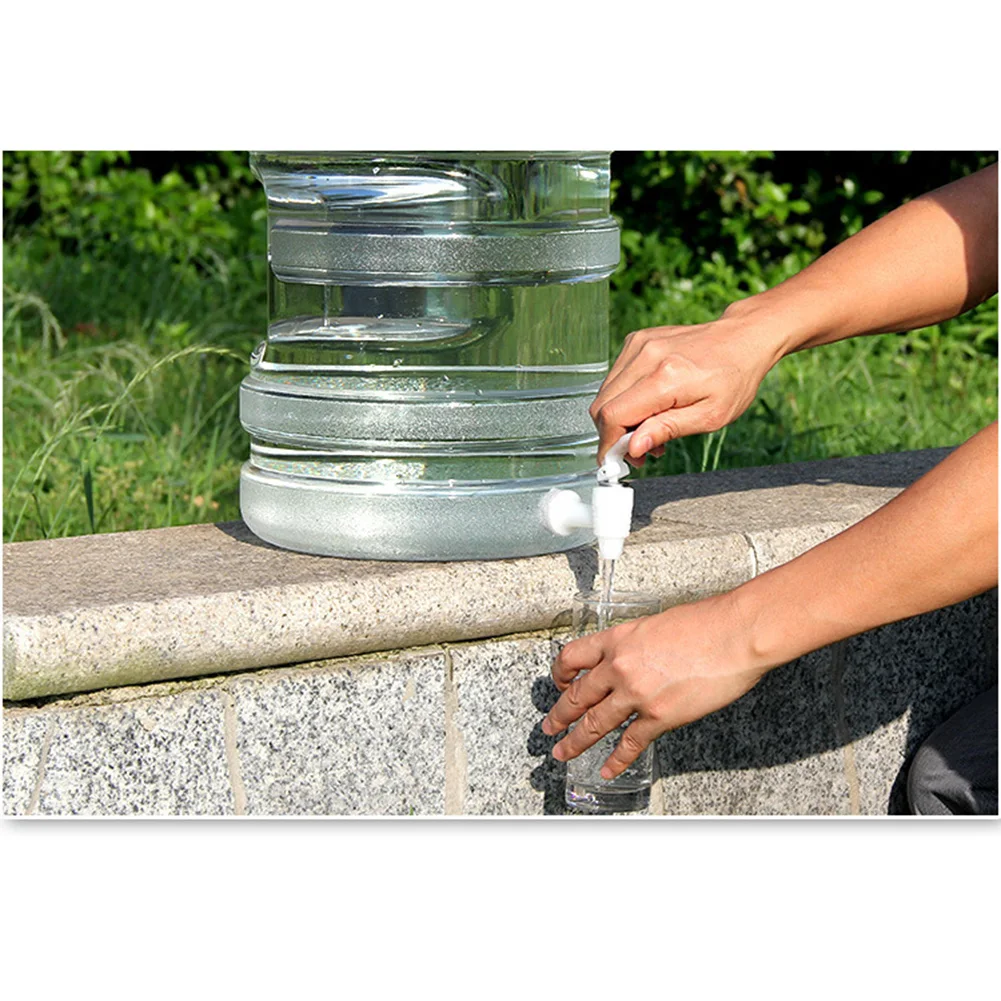 Резервуар для воды ведро 10L 15L Открытый походный Водный Контейнер питьевая система Кемпинг оборудование для душа ведро для хранения автомобиля с краном