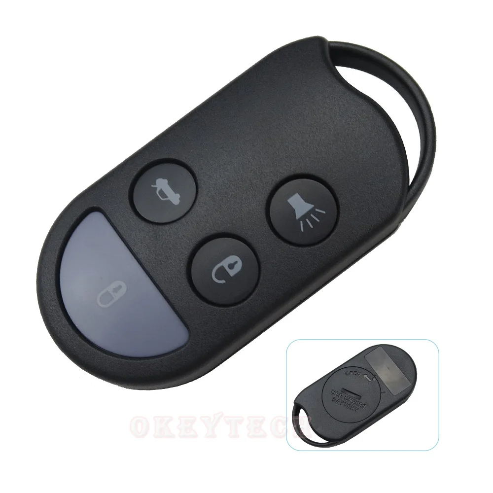 

EKIY New Keyless Replacement Remote key Shell Case Fob 4 Button Suit for Nissan Maxima I30 QX4 Keyless Fob Cover Car A32 A33