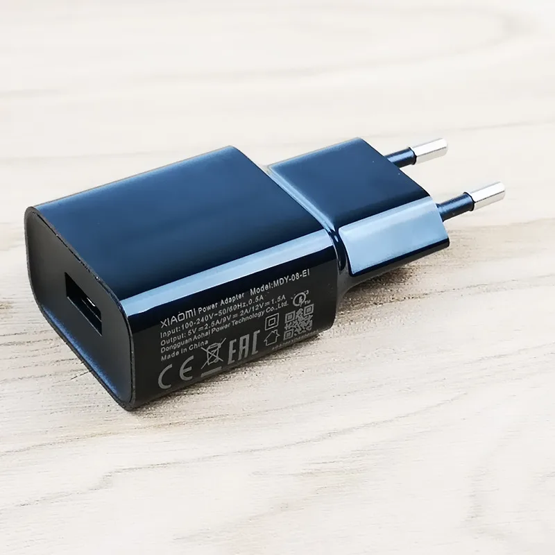 Оригинальное быстрое зарядное устройство Xiaomi QC 3 0 EU адаптер питания для зарядки с