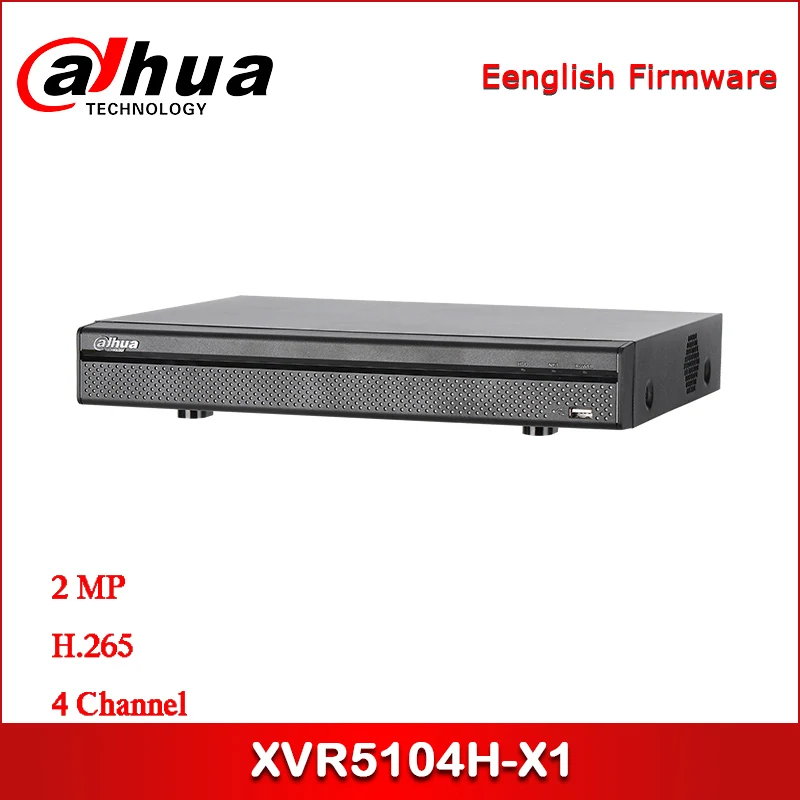 Dahua XVR5104H-X1 4 Channel Penta-brid 1080P Mini 1U Digital Video Recorder Supports HDCVI/AHD/TVI/CVBS/IP video inputs