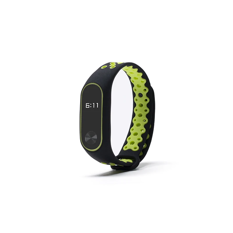 Сменный ремешок для Mi band2 с двойным цветным ремешком силиконовый цветной сменный
