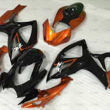 GSX-R750 2006-2007 K6 Обтекатели GSX R 600 2007 мотоциклов обтекателя GSXR600 07 оранжевый черный обтекатель