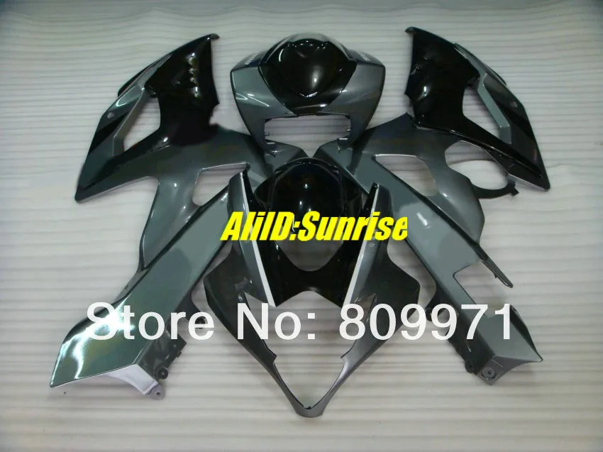 

ABS grey black Fairing kit for SUZUKI GSXR1000 2005 2006 GSX-R1000 GSXR1000 K5 05 06 Injection mold Fairings set+gifts
