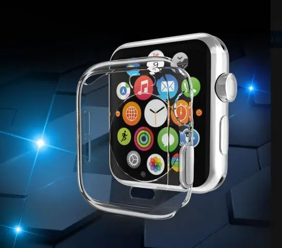 

40mm 44mm soft case For Apple Watch Series 4 TPU Scratch-resistant Flexible Soft Case Slim Protective Cover for iWatch rubber