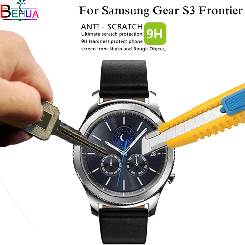 Защитное стекло для часов gear S3 для samsung Classic/frontier glass защита экрана LTE 2.5D с закругленными краями против царапин