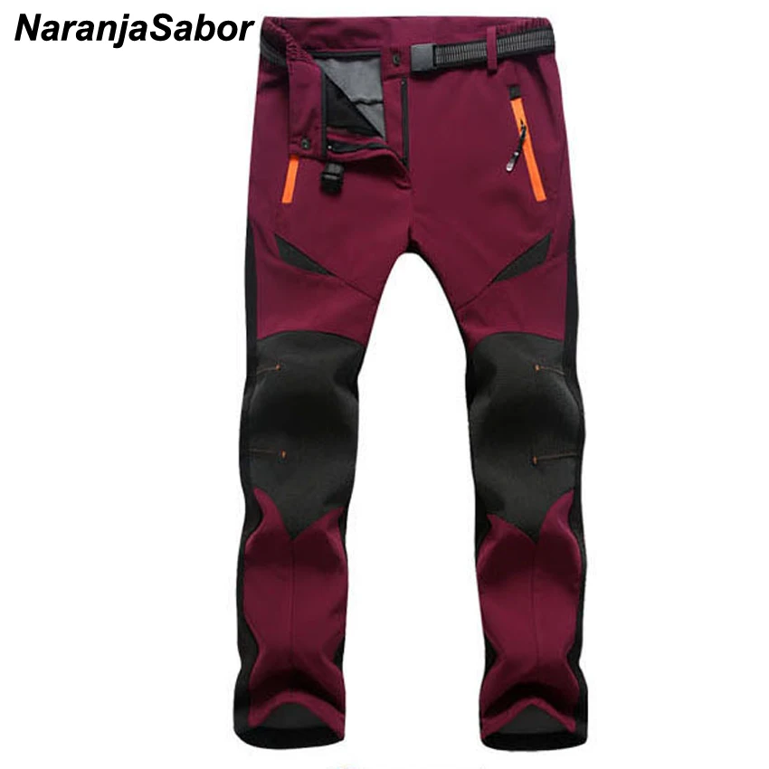 NaranjaSabor женские зимние осенние флисовые повседневные штаны ветрозащитные теплые женские плотные брюки женская брендовая одежда N424