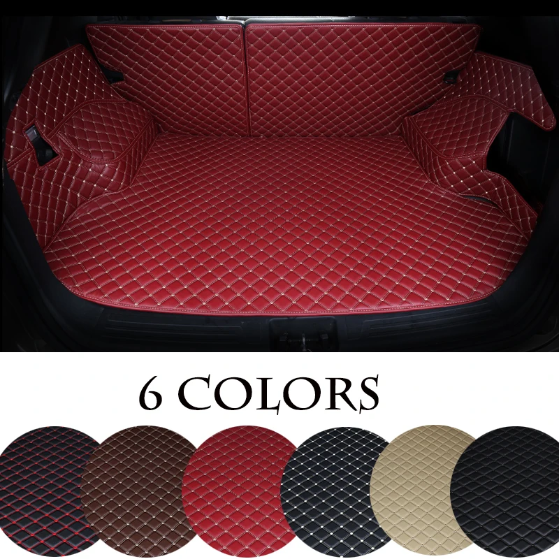 

Custom leather Car Trunk Mats For Suzuki Jimny Swift SX4 S-cross 5D Waterproof leather Anti-slip carpet liners auto accessories