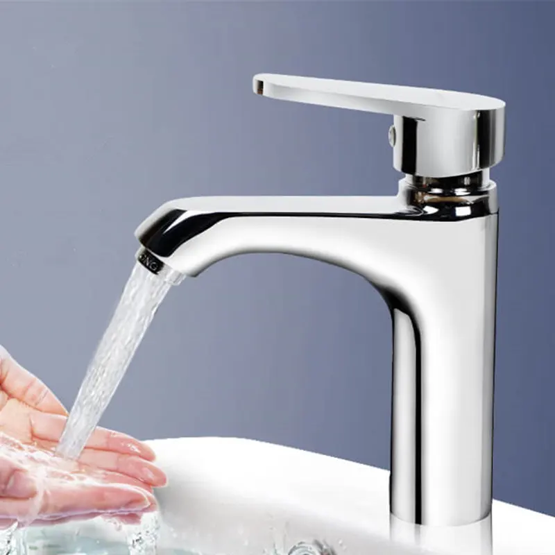 

Faucet, cold and hot, copper washbasin, toilet, bathroom, household bathroom cabinet, single-hole toilet