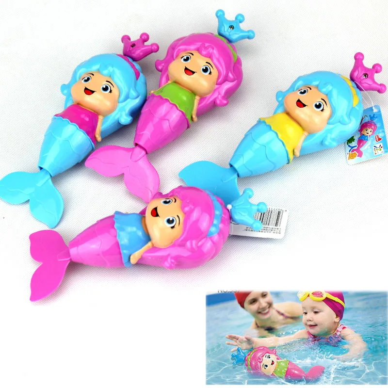 2019 New and Hot Baby Cute Mermaid Clockwork Dabbling Bath Toy Classic Swimming Water Wind Up Toy 2019 New and Hot Baby Cute Mermaid Clockwork Dabbling Bath Toy Classic Swimming Water Wind Up Toy
