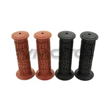 1 пара 7/8 ''ручка мотоцикла рукоятка ручки Ретро резиновая ручка скутера Модифицированная ручка мотоцикла универсальные запчасти для мотоцикла