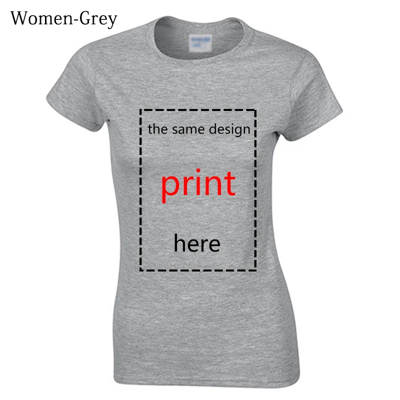 Футболка для подводной охоты, Мужская футболка, женские топы, футболка, хлопок, Забавный принт, круглый вырез, короткий рукав, футболка(2 - Цвет: Women-Grey