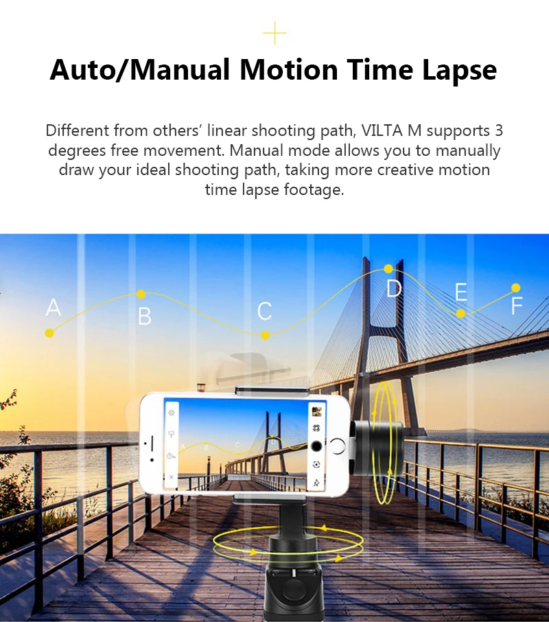 Freevision Vilta-m 3-осевой Карманный карданный стабилизатор для смартфона для iPhone X samsung S8 GoPro7 yi 4K Vilta м PK гладкой 4/Q OSMO2