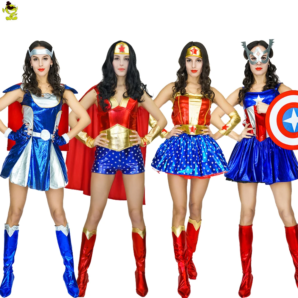 Костюм Супергерл для взрослых, Женский костюм супергероя, Костюм Супермена, вечерние костюмы для девочек
