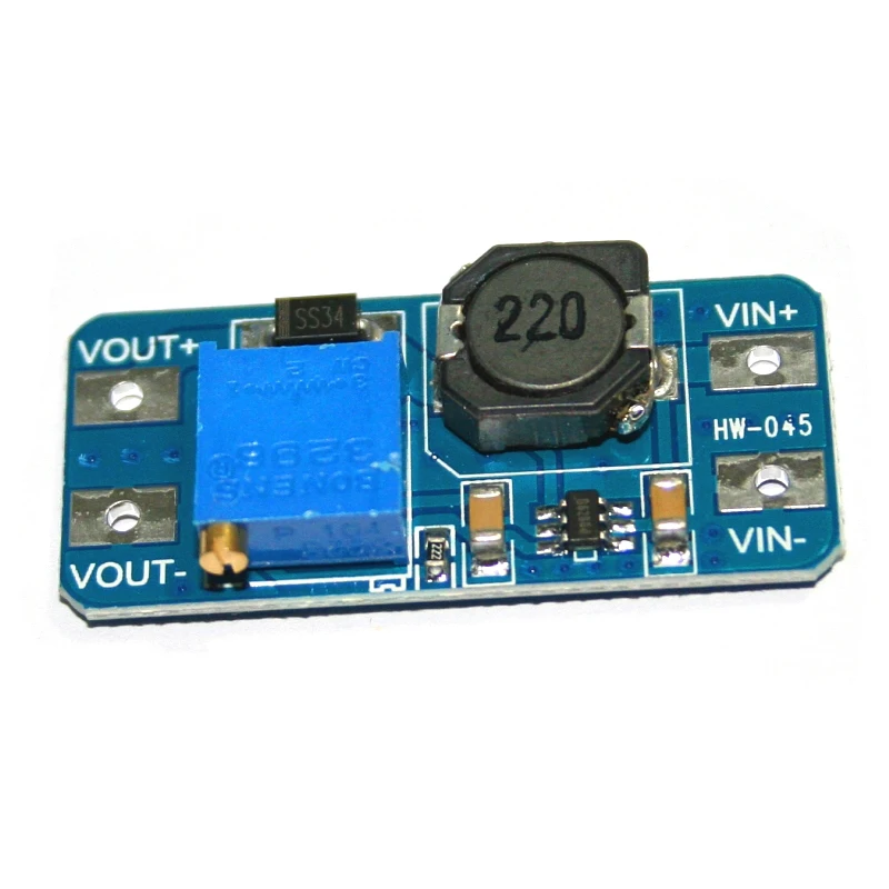 5Pcs MT3608 DC-DC Step Up Power Supply Module Booster Power Module 2A New