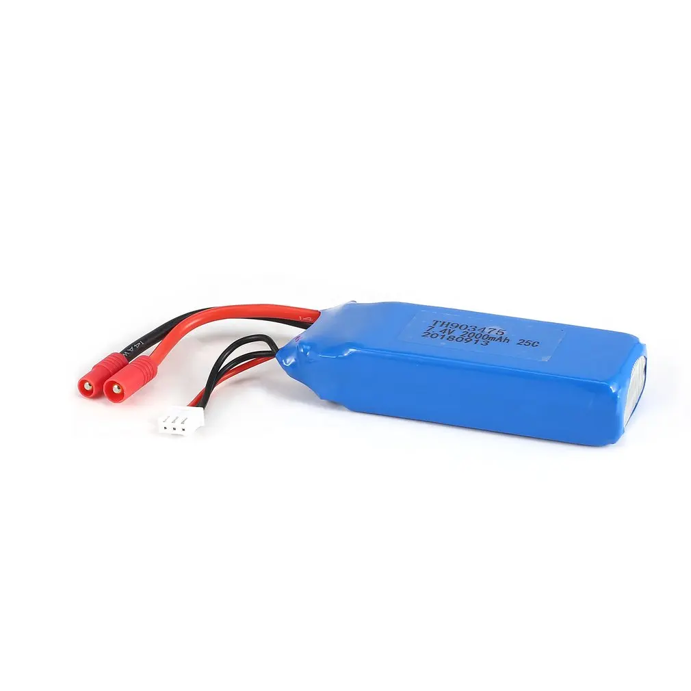 RC 2 S 7 4 V 2000 mAh Li po Батарея для X8C X8W HUANQI 899 Дрон Квадрокоптер беспилотный летательный
