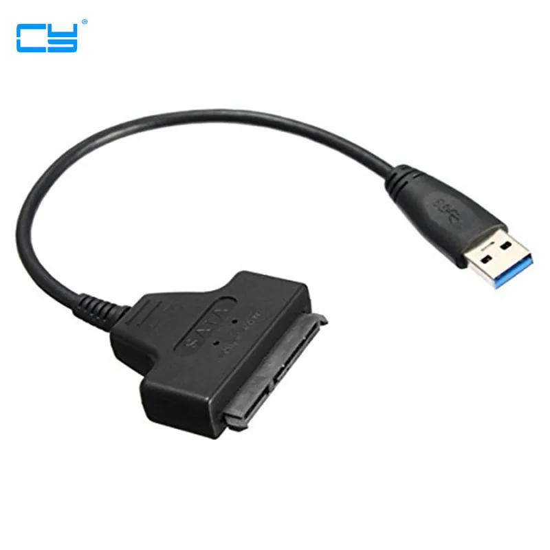 7+9pin SATA to USB 3.0 Drive Converter Adapter Cable for 1.8/'/' HDD SSD Laptop