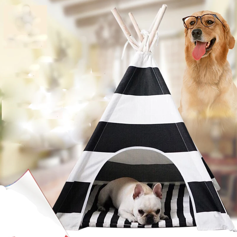 Дизайн собачья кровать собачий домик площадка для игр домашних животных игровая вигвама палатка Милая теплая собачья игровая кровать с ковриком