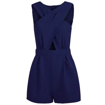 

Bodysuit Women Limited Sexy Bodysuit New Vadim Body Feminino Women's Free Shipping 2020 Jumpsuit Cross Waist Pocket Solid Color