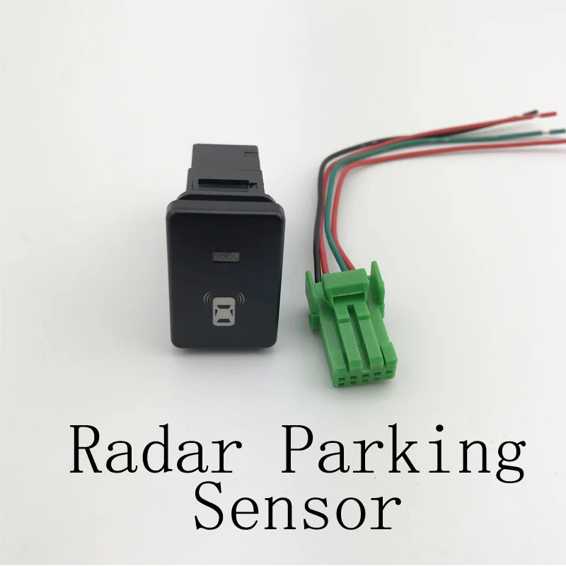 Питание радар Датчик парковки объем фронтальная камера рекордер монитор кнопка переключения музыки с проводом для Toyota Tundra Fortuner