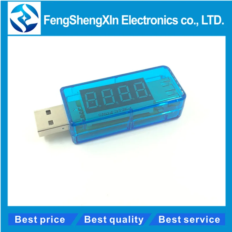 USB Смарт электроника цифровой мобильный тестер напряжения с зарядкой тока - Фото №1