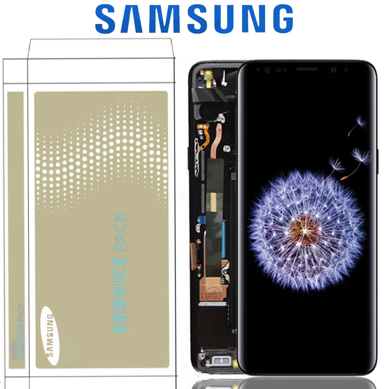 Оригинальный 5 8 дюймовый дисплей для SAMSUNG Galaxy S9 G9600 ЖК с дигитайзером сенсорного