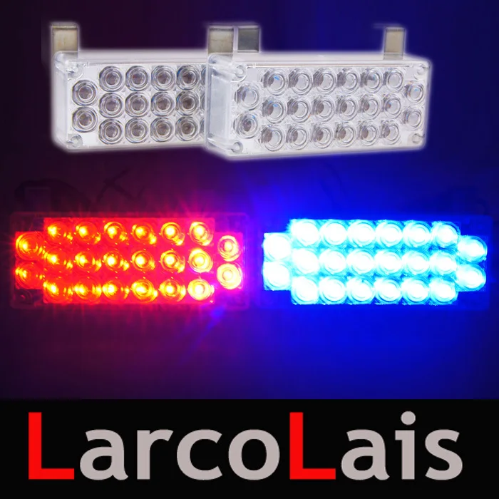 LED Strobe Warning Lights Emergency Vehicle Flash EMS Police Car Truck