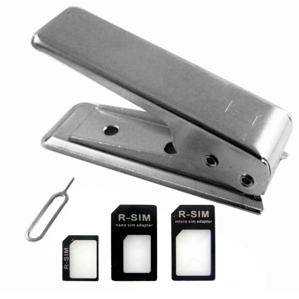 3 In 1 Nano Micro Sim Card Cutter For Iphone 5 6 Plus Samsung S5