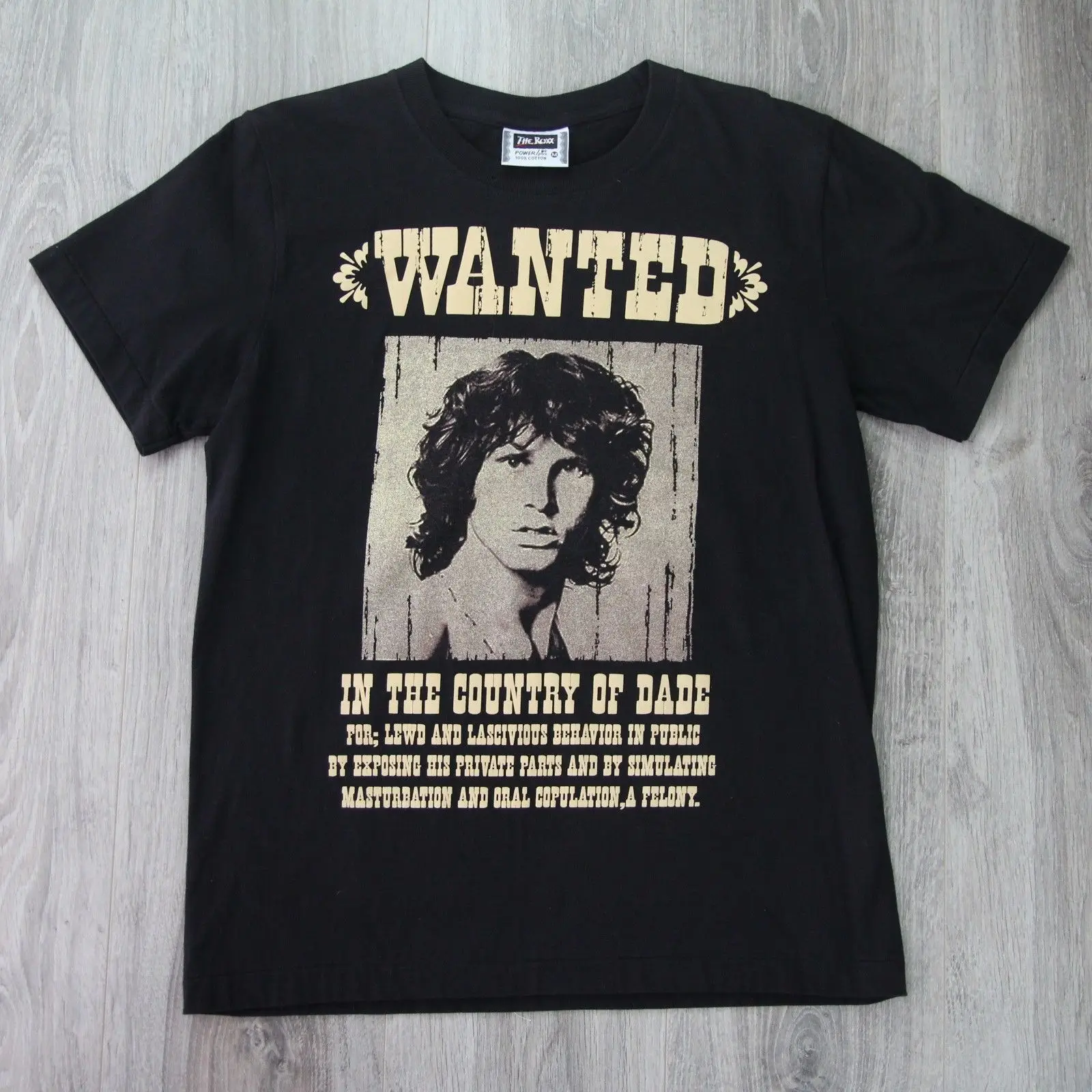 

Vintage Mens The Doors Jim Morrison Band Rock Tour Album Tee T-Shirt M Black Short Sleeve Discount 100 % Cotton T Shirts
