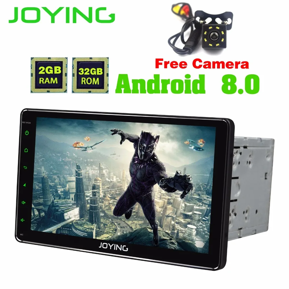 

Joying 2 din android 8.0 Car media player GPS Navi WIFI MP4 Bluetooth stereo head unit for universal car radio with Free Camera