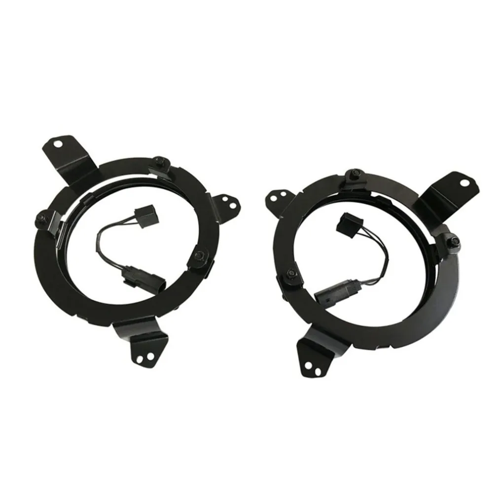 

Headlights Car Headlight Brackets Led Round Headlight Mounting Ring Brackets For Jeep Wrangler Jl Pair
