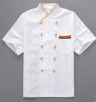 

white chef uniform white chef clothing short sleeve chef work wear chef clothes