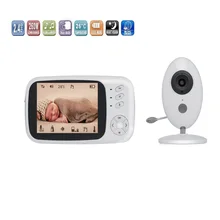3,5 дюймов ЖК-дисплей Беспроводной Видеоняни и радионяни автоматический lcd Аудио Видео мини-камера видеонаблюдения Ночное видение детской комнаты Температура обнаружения