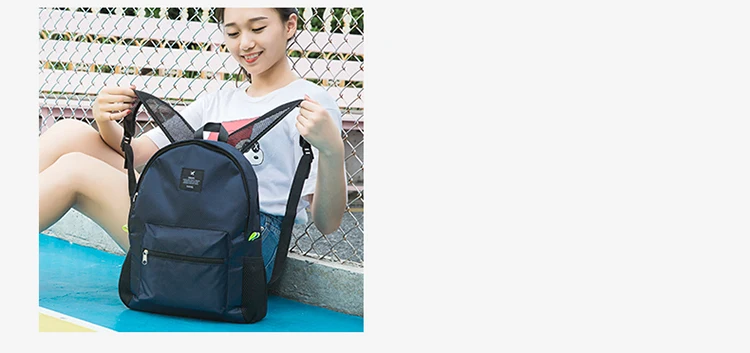 Модный рюкзак для путешествий, женские рюкзаки для отдыха для девочек-подростков и мальчиков, школьные сумки, нейлоновый водонепроницаемый складной мужской рюкзак