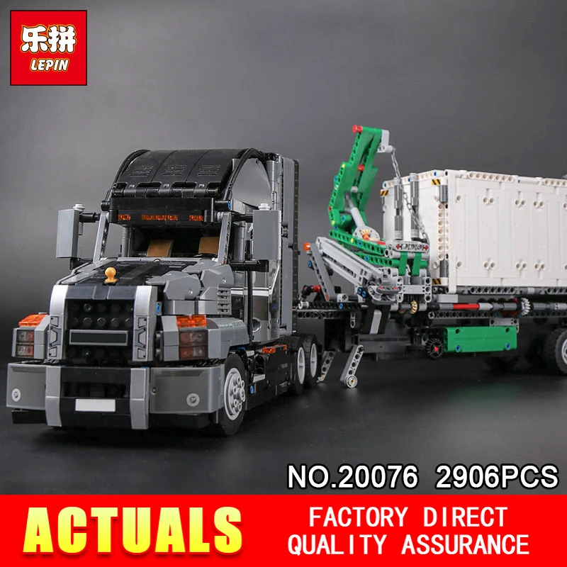 

Lepin 20076 2907Pcs Genuine Technic Series The Mack Big Truck Set 42078 Building Blocks Bricks DIY Educational Toys For Children