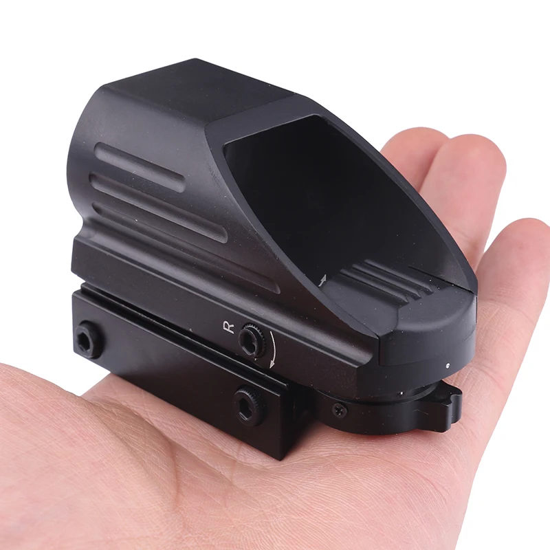 

Tactical Airgun Rifle sight Hunting Rail Mount 20mm Reflex Red/Green Laser 4Reticle Holographic Projected Dot Sight Scope