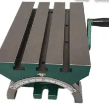 7-дюймовый регулируемый угол стола Наклоняемый угол платформа фрезерный станок с ЧПУ сверлильный стол