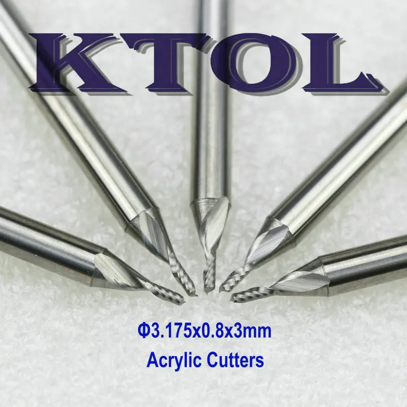 end mill milling tool carbide cutter 1 flute bits for acrylic