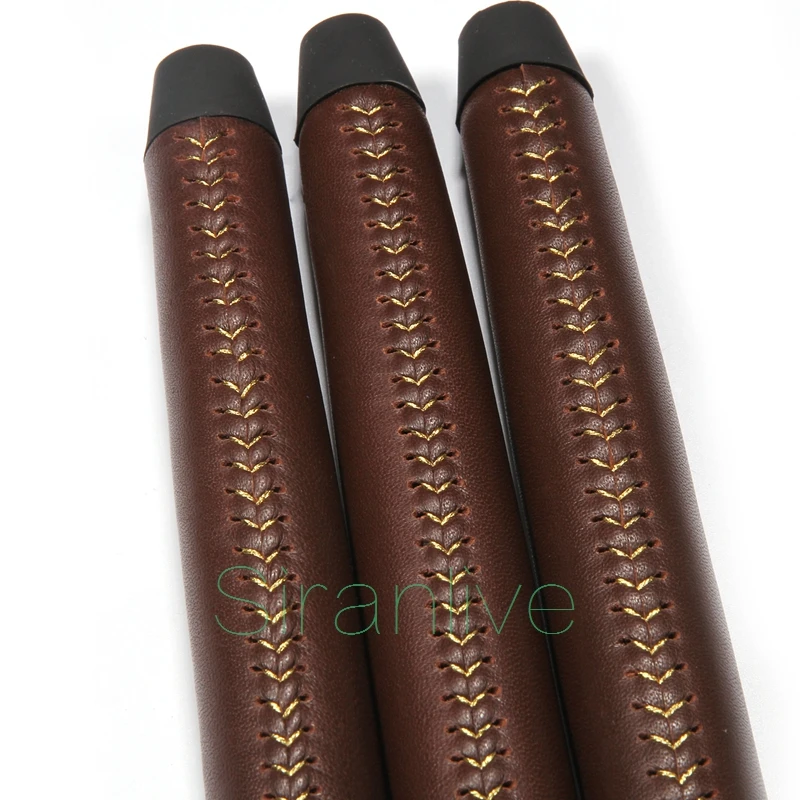 جديد الفضة اليدوية مقابض لعبة الغولف الحقيقي جلد البقر سطح أملس مضرب القبضات جديد الفضة اليدوية مقابض لعبة الغولف الحقيقي جلد البقر سطح أملس مضرب القبضات