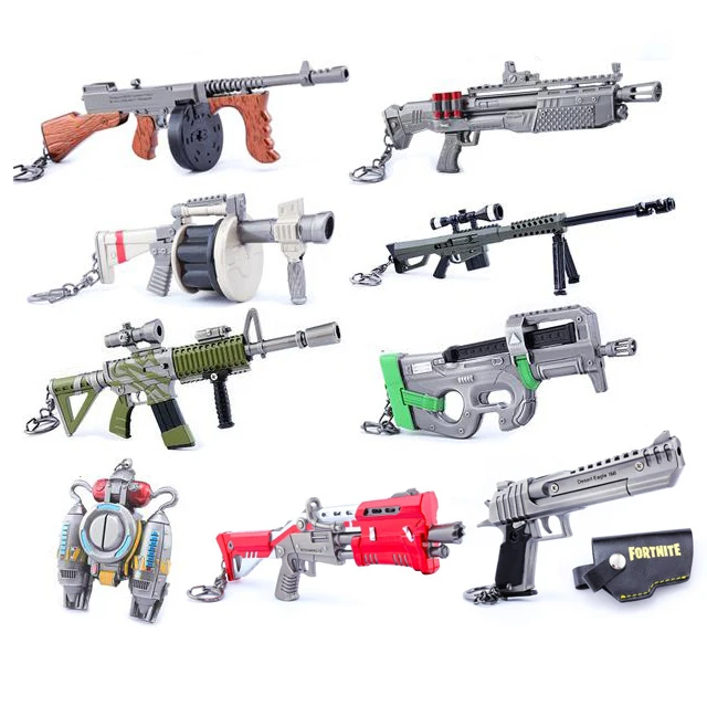 

Epic Game Toy Scar Rifle Fortnight Battle Royale Action Figure FORTRESS AWP Gun Model Weapons Keychain Fort Night free standees