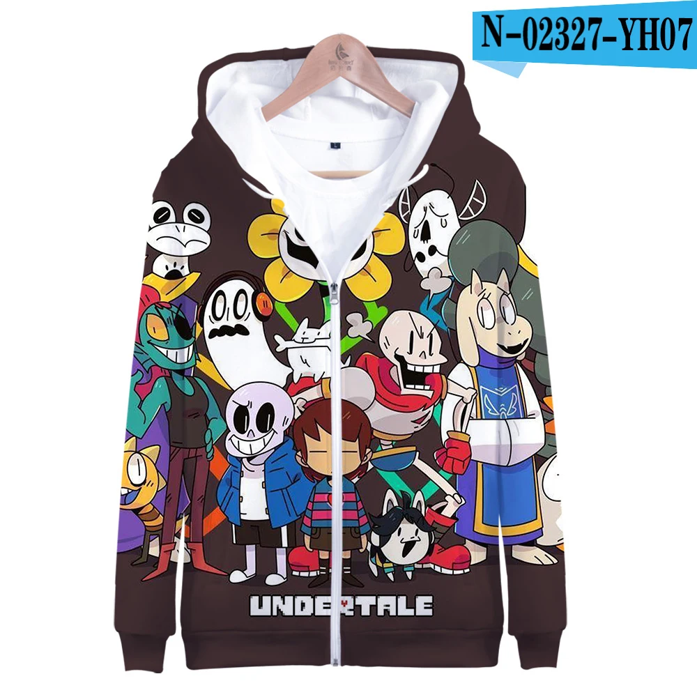 Undertale Sans толстовки Толстовка для мужчин/женщин Harajuku Осень и зима видео игры 3D печать пуловер для колледжа Толстовка - Цвет: one