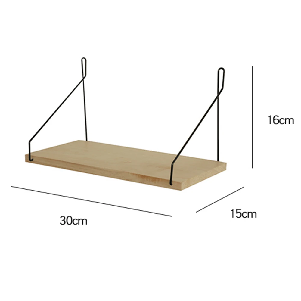 Креативная разделительная полка в скандинавском стиле, настенный крючок из цельного дерева, Комплект полок, настенные полки, крючки для одежды, домашний декор