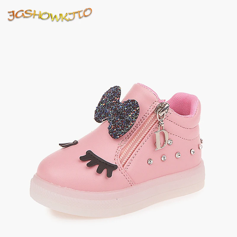 JGSHOWKITO 2020 Новая модная детская светящаяся обувь для девочек ясельного возраста