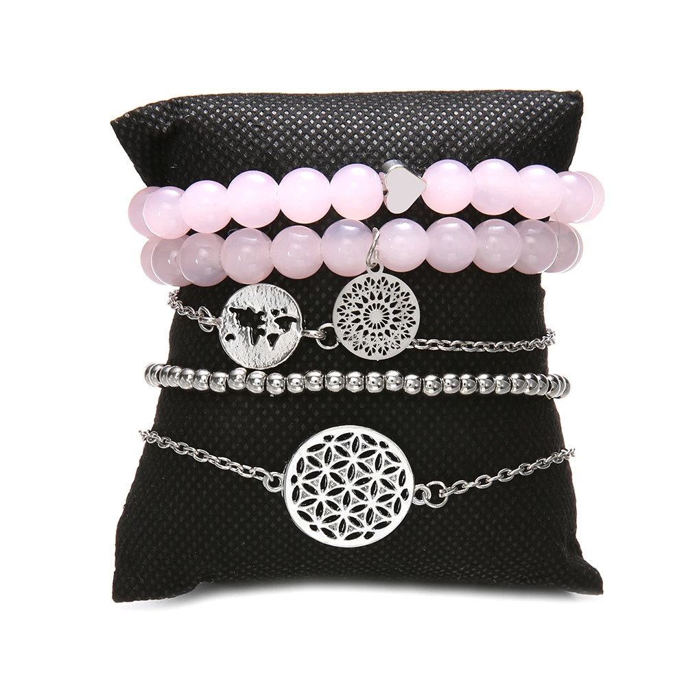 5-unids-set-patr-n-hueco-coraz-n-Mapa-de-la-tierra-de-pulseras-del-encanto (1)