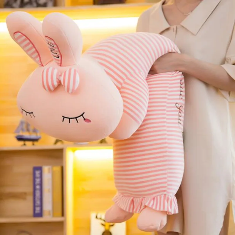 

CXZYKING New Arrived Girl Stuffed Plush Toys Rabbit Cushion Pillow Doll Super Soft Toy Baby Child Birthday Gift