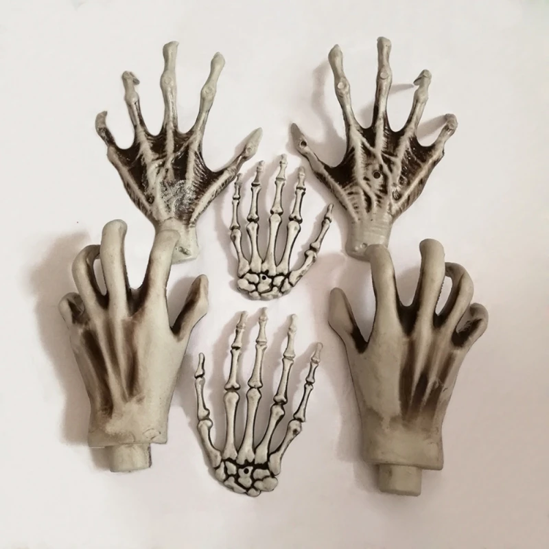 Halloween Party Hand Bone Decoration Plastic Skeleton Decorations Haunted Toy