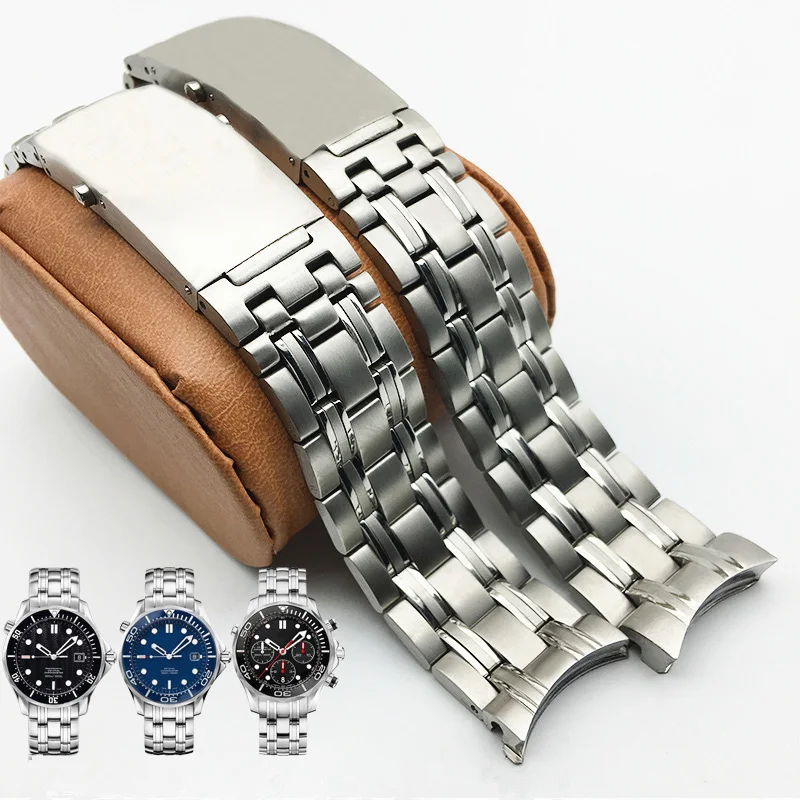 Relógio de aço Inoxidável Bandas Strap Para