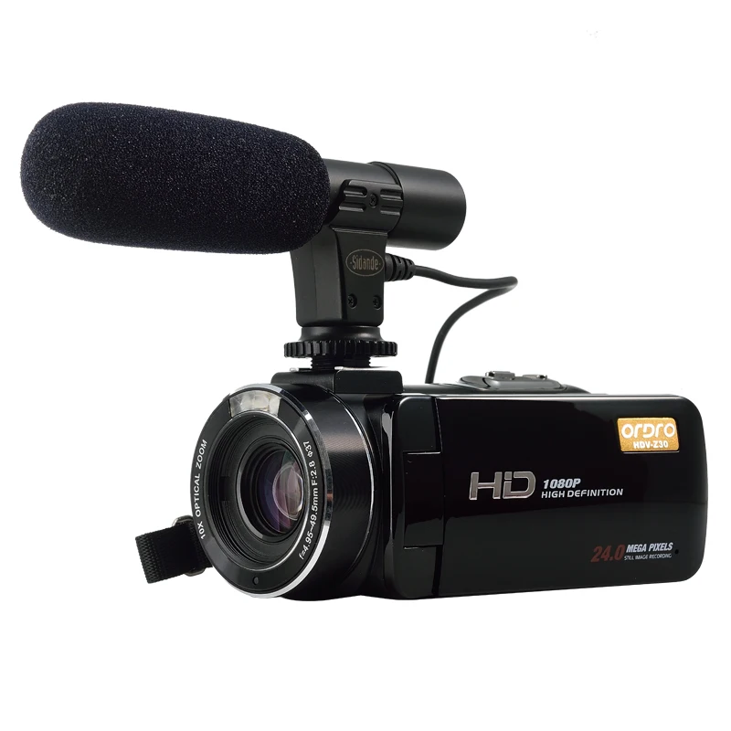 Super 24mp FHD 1080p Professional Digital Video Camera With 3.0"Touch Display